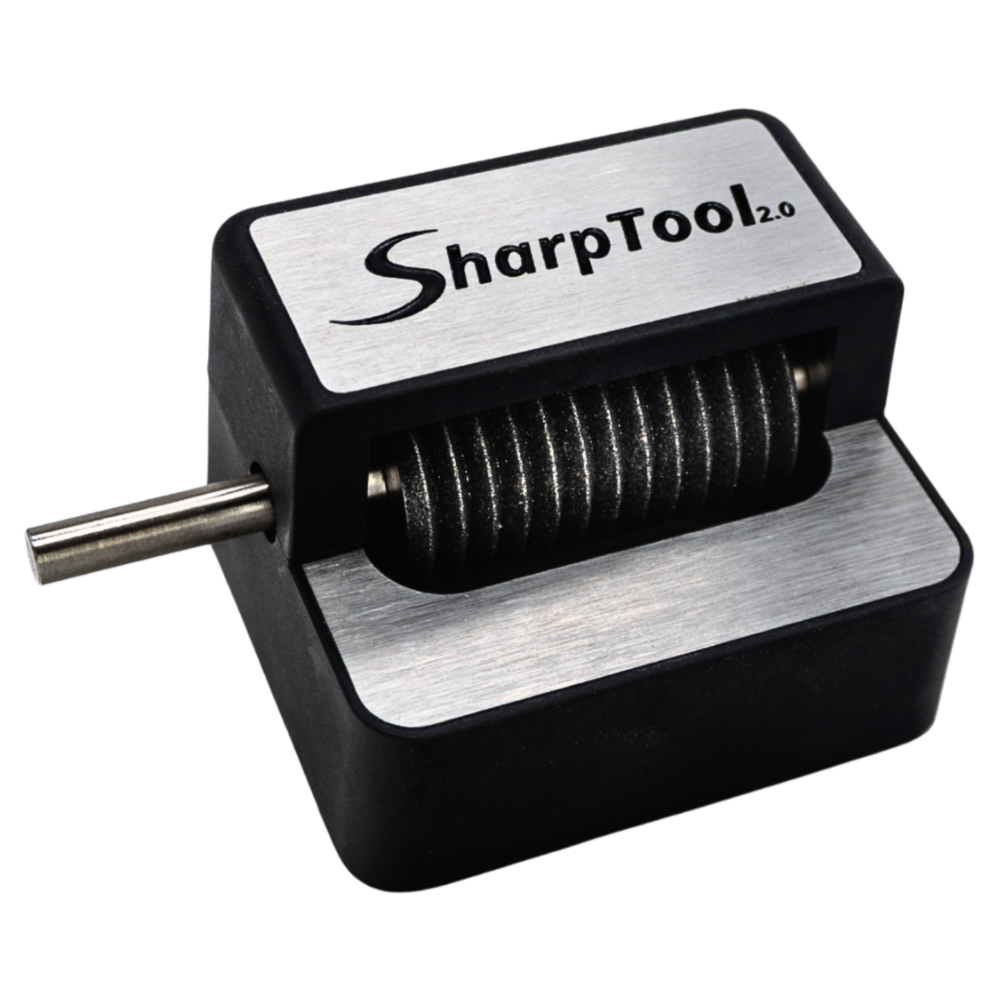 SharpTool 2.0 – CBN sharpening attachment for cordless drills to quickly sharpen oscillating multi-tool saw blades.